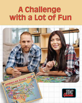 TDC Games US Map Puzzle offers a satisfying challenge for adults