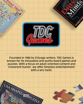 TDC Games US Map Puzzle durable materials for long-lasting play