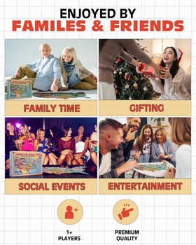TDC Games US Map Puzzle during family game night encourages teamwork and fun