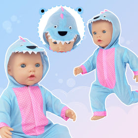 TDDS9 colorful unicorn jumpsuit for 14-18 inch dolls sparks creative storytelling.