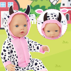 TDDS9 six-animal jumpsuit set, ready for gifting and pretend-play adventures.