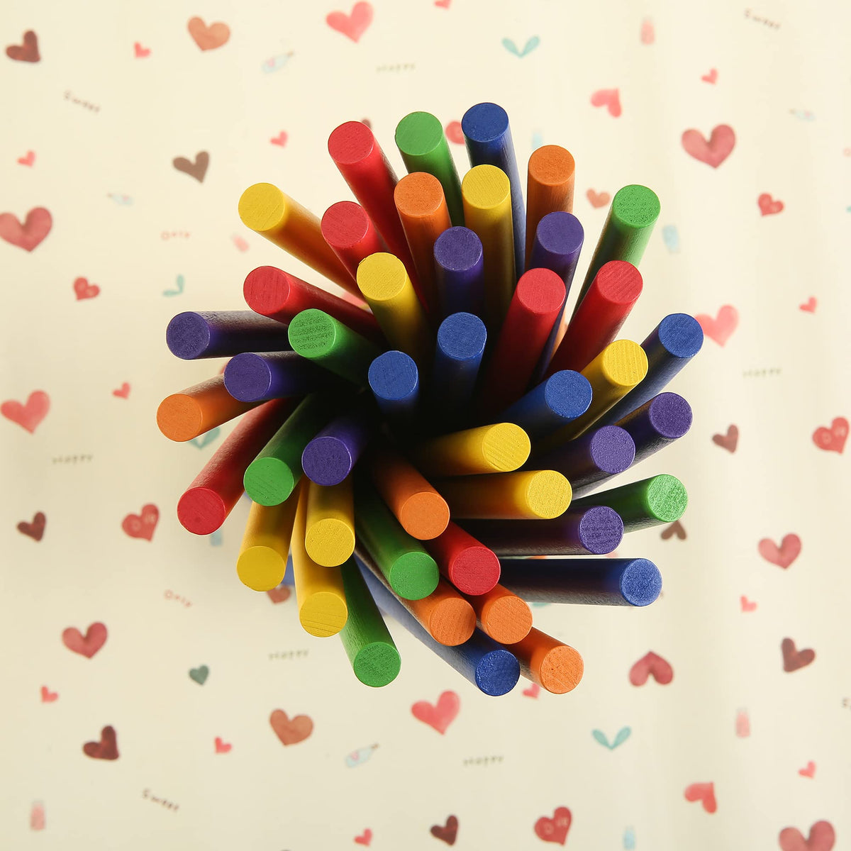 TDOCK wooden rhythm sticks offer durable, easy-to-hold design for energetic sessions.