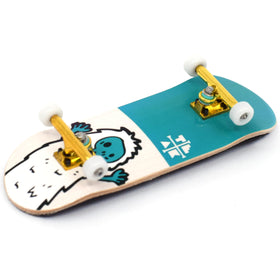 Teak Tuning Prodigy trucks in gold colorway for smooth stability
