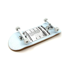 Teak Tuning Prodigy Trucks in White deliver smooth turning for 34mm fingerboard