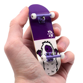 Teak Tuning Purple Yeti graphic deck complete for smooth rides and durability