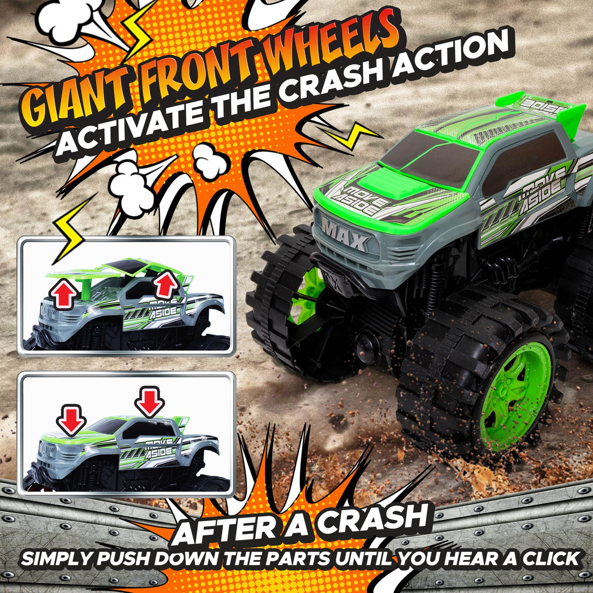 Team Power Creative play inspires imaginative smashing scenarios and storytelling.