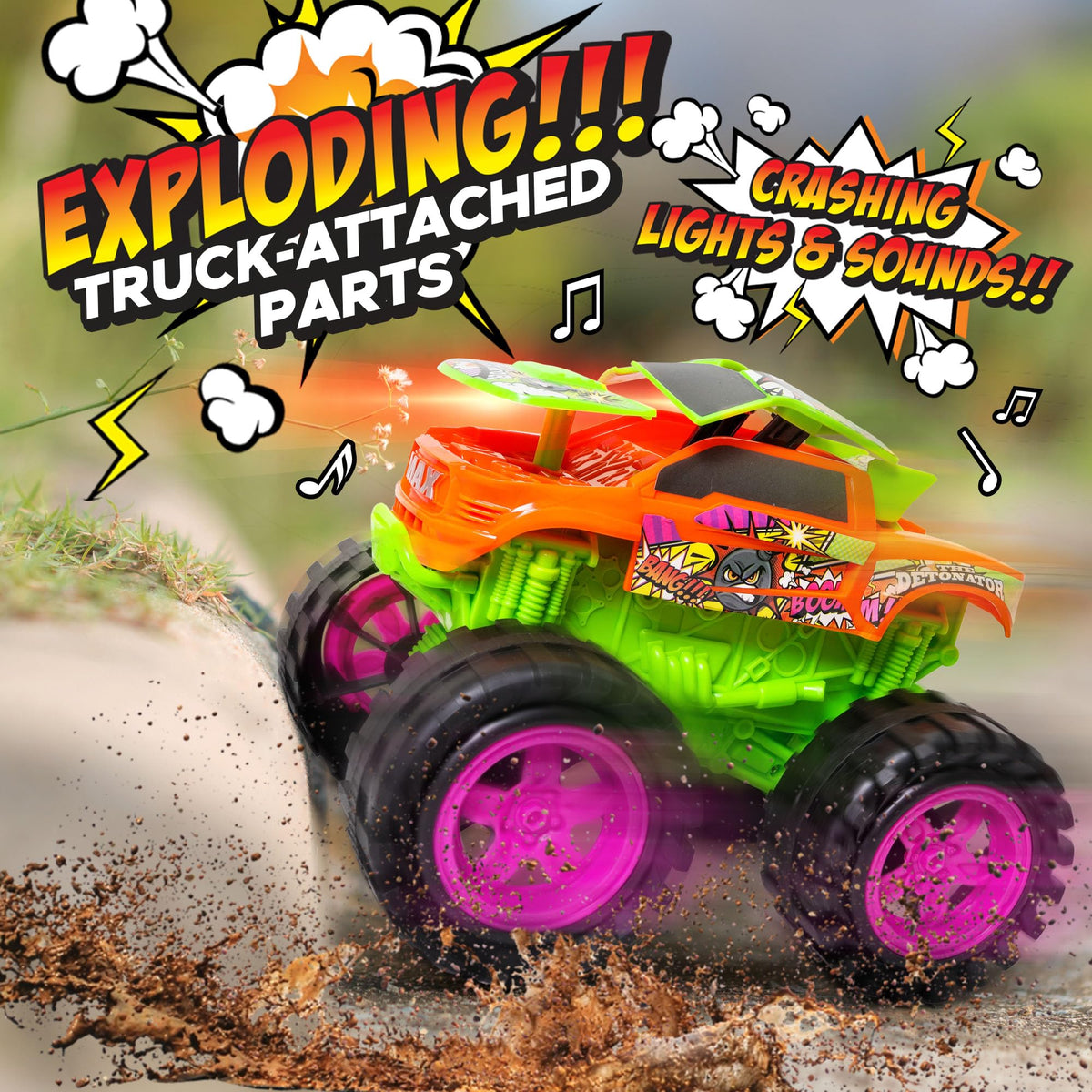 Team Power front wheels crash activation creates dynamic smashing sessions