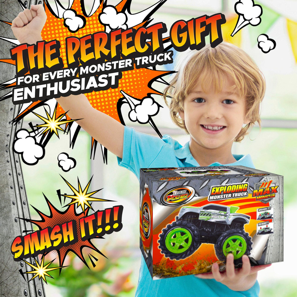 Team Power gift-ready packaging makes gifting simple for birthdays and holidays.