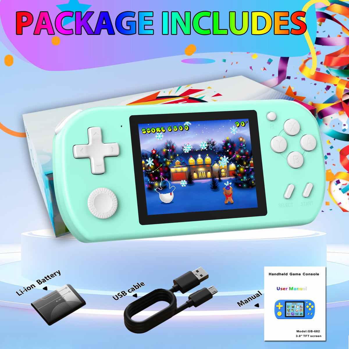 TEBIYOU portable kids travel case keeps the console safe during trips