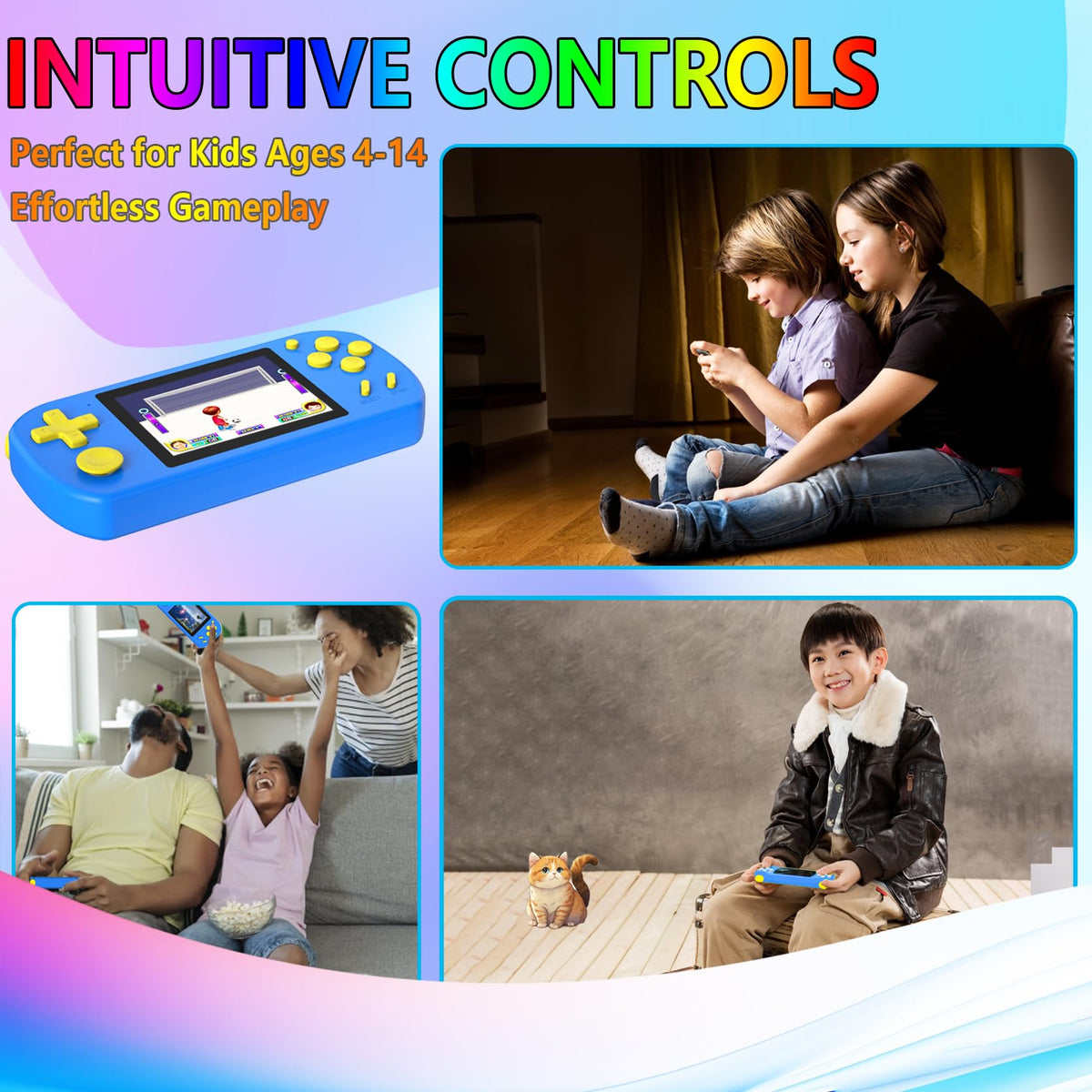 TEBIYOU rechargeable battery offers up to 5 hours of playtime.