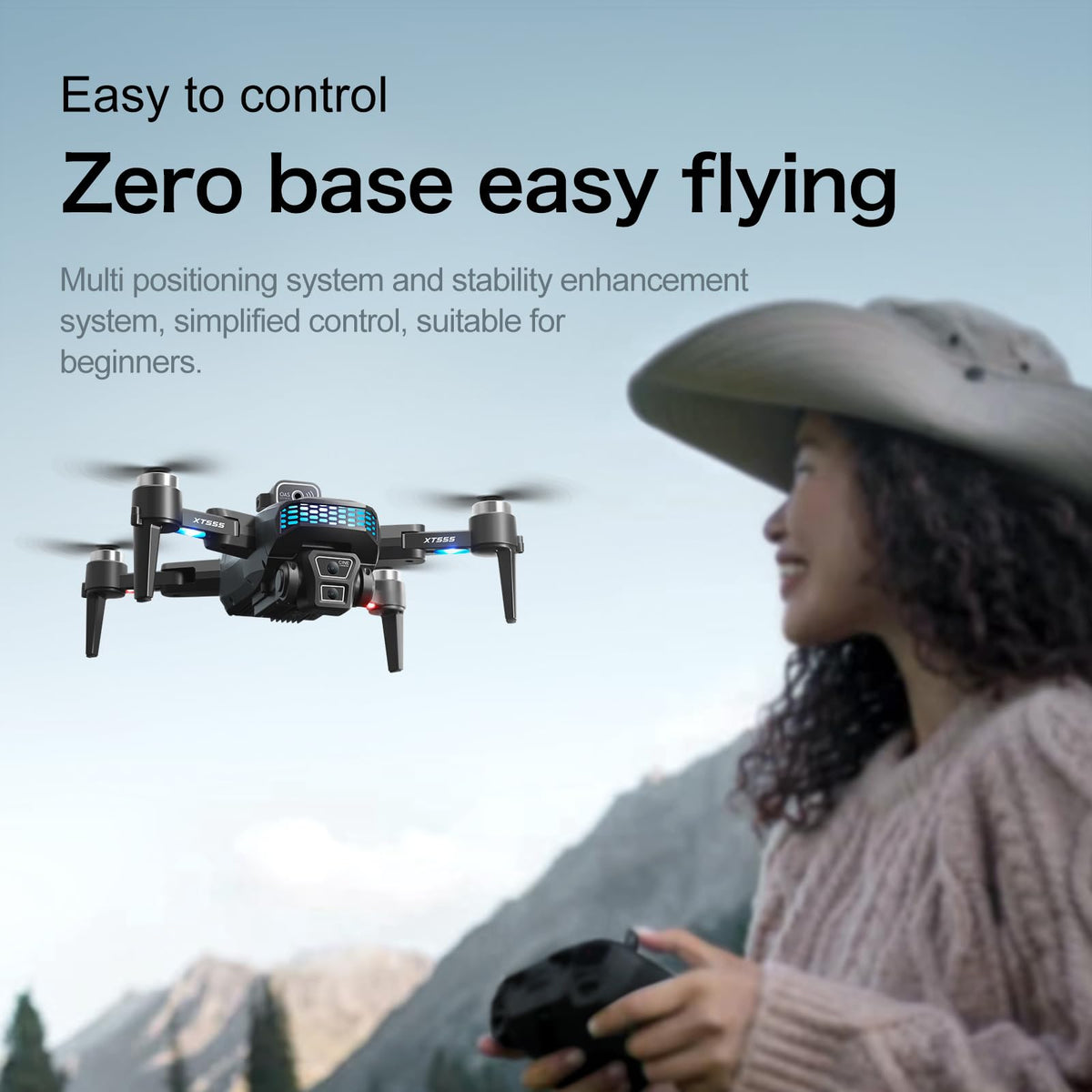 Tec Wurenju XT555 foldable design for easy travel and storage.