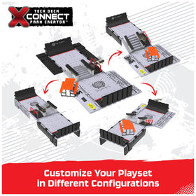 Tech Deck 5-level playset demonstrates varied ramps and obstacles for creative shredding.