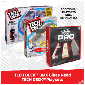 Tech Deck BMX Finger Bike 3-Pack articulated handlebars enable authentic tricks.