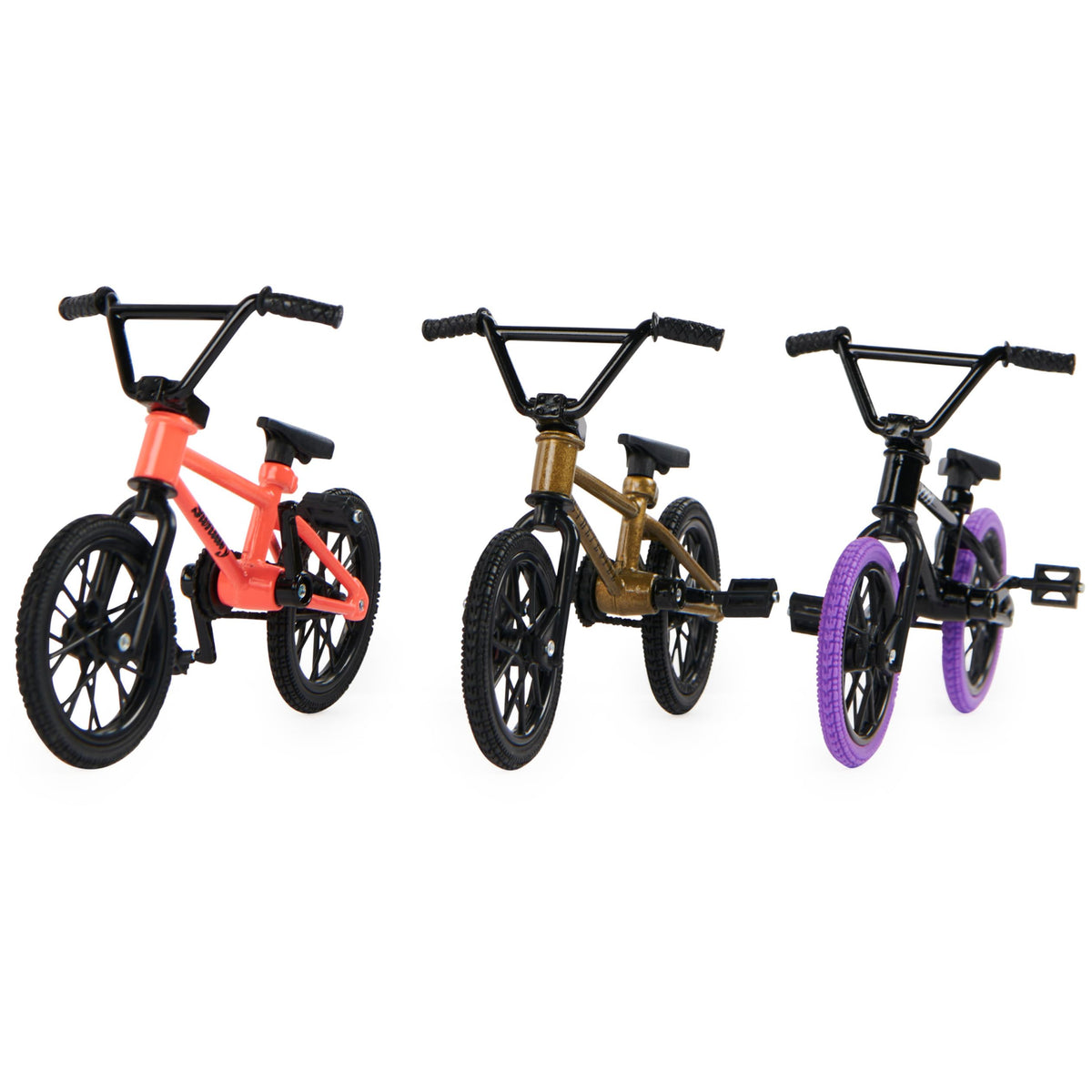 Tech Deck BMX Finger Bike 3-Pack in action makes finger-trick practice fun.