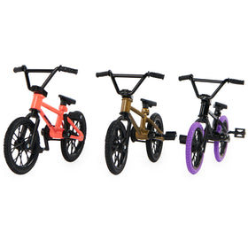 Tech Deck BMX Finger Bike 3-Pack in action makes finger-trick practice fun.