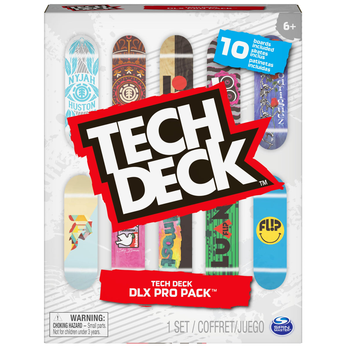 Tech Deck DLX Pro 10-Pack Plan B graphics for realistic tricks