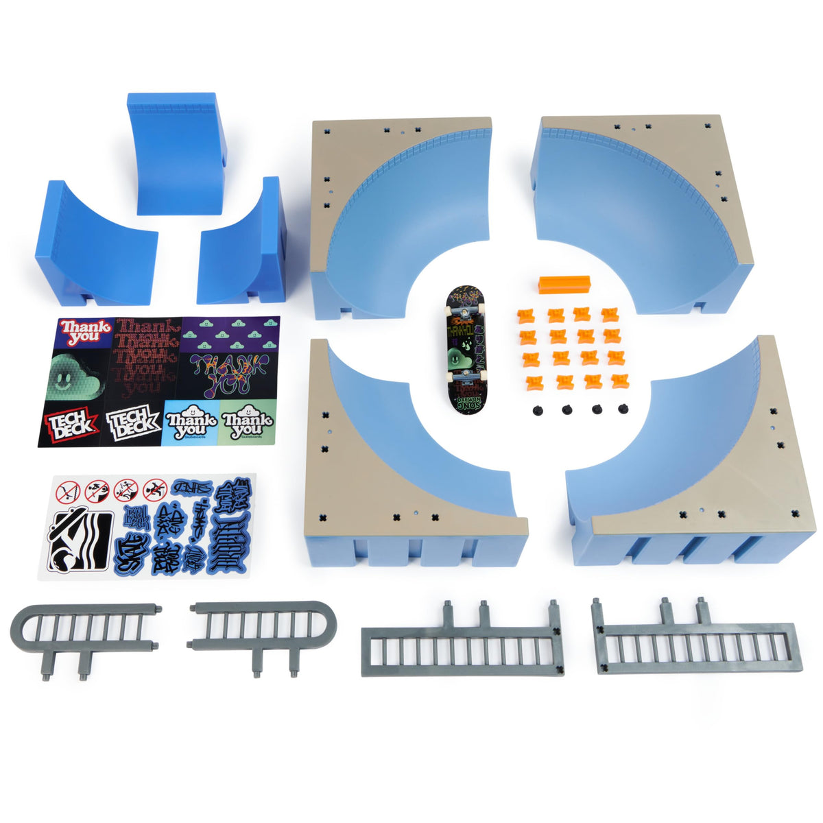 Tech Deck Instruction Sheet guides safe assembly and setup.