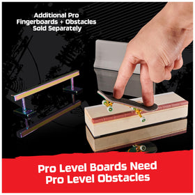 Tech Deck Pro Series authentic graphics emphasize brand partnerships for collectors.