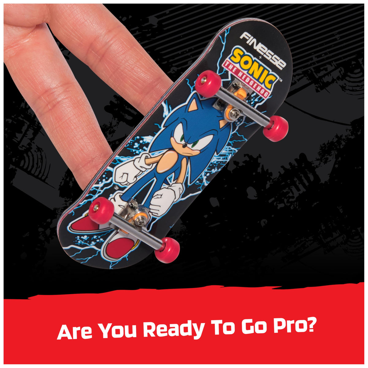 Tech Deck Pro Series die cast skate tool included for quick maintenance on the go.