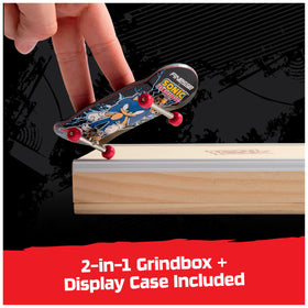 Tech Deck Pro Series wheels and trucks close up illustrate pro grade components.