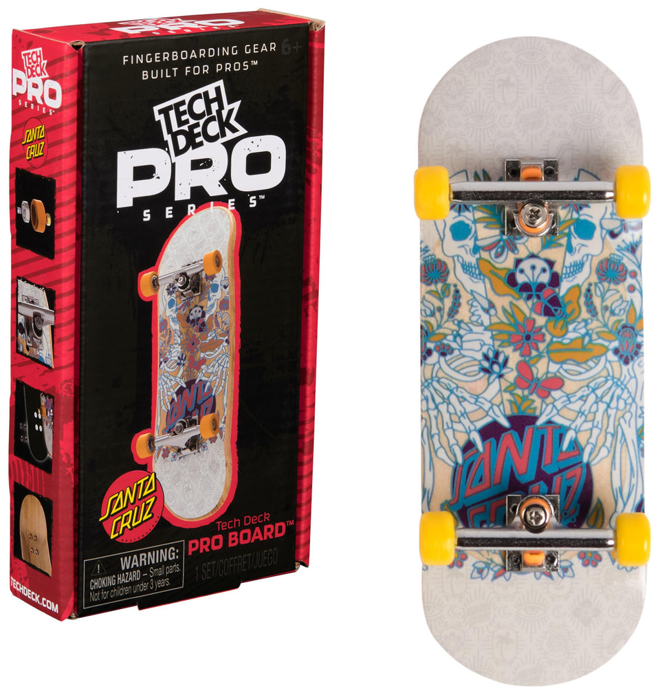 Tech Deck Santa Cruz Pro Series deck with authentic pro graphics for quality fingerboarding.