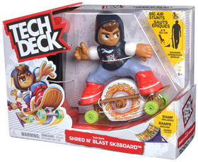 Tech Deck Shred N' Blast ready for skatepark playsets