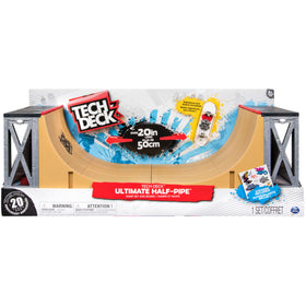 Tech Deck Ultimate Half-Pipe Ramp lets you practice big airs on your fingerboard.