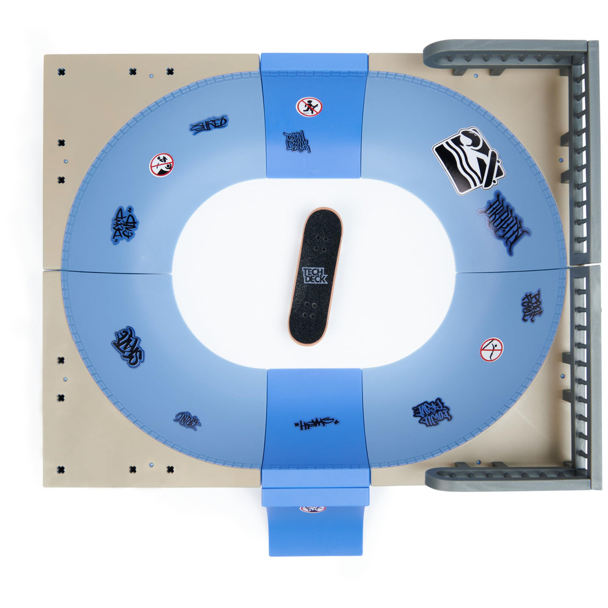 Tech Deck X-Connectors assembly enables sturdy, expandable park builds.
