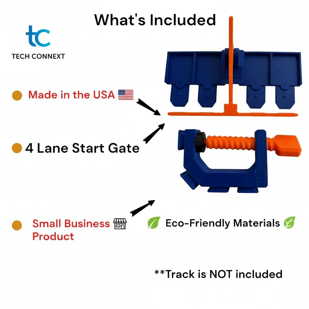 TechConnext angle-adjustable start gate demonstrates versatile layout for varied races.