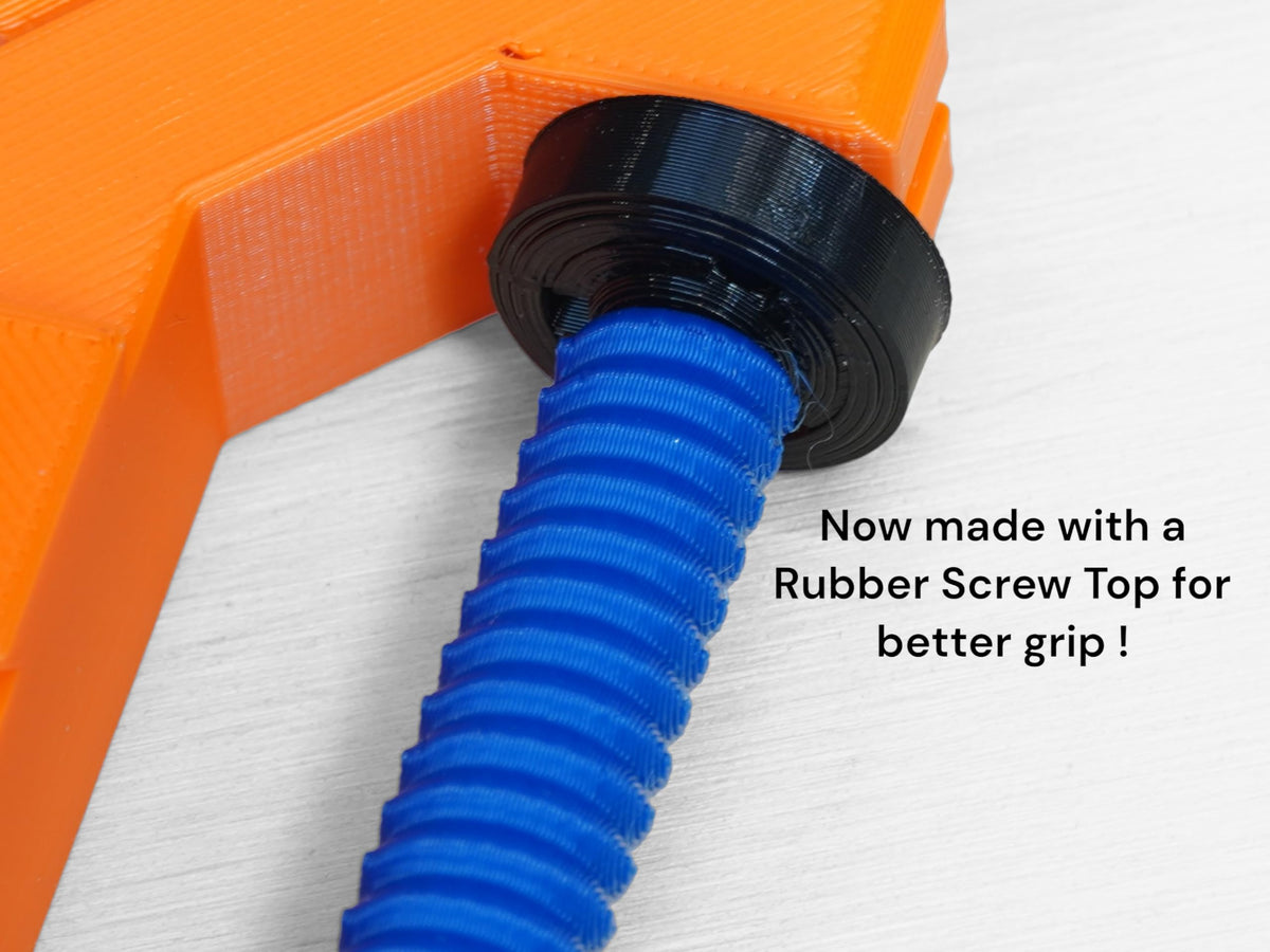 TechConnext track clamp adds traction for a firmer hold.