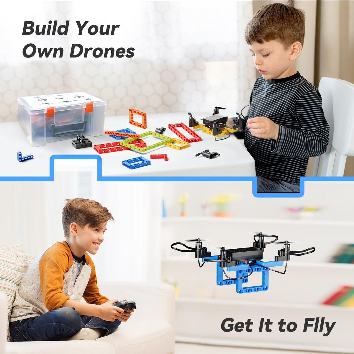 TECHVIO Mini Drone design variants showcase five styles for imaginative play and beginner-friendly exploration.