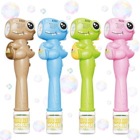 TECKMICO dinosaur bubble wand set with LEDs for magical outdoor play