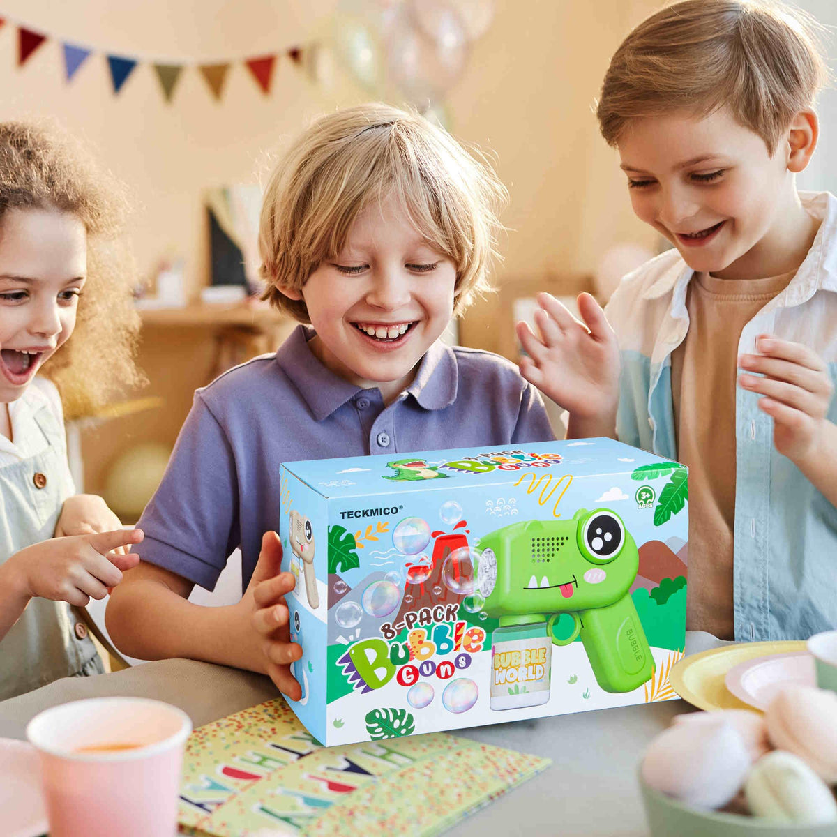 TECKMICO bubble toy perfect for picnics and parks.