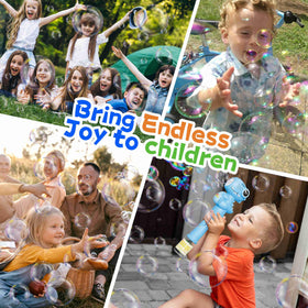 TECKMICO portable dinosaur bubble wands for on the go fun