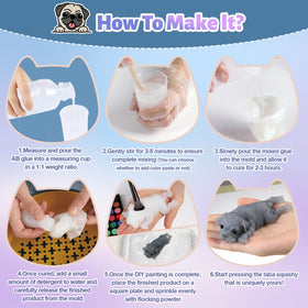 Silicone cures at room temperature in about three hours for quick projects