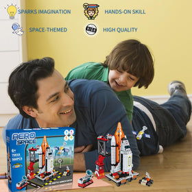 Tecnobicho Space Rocket STEM kit features durable materials for safe, repeatable play