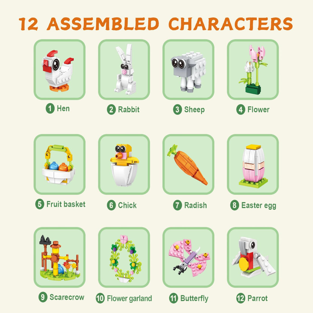 Tecnobicho rabbit mini-models image highlighting bunny and chick builds for imaginative learning