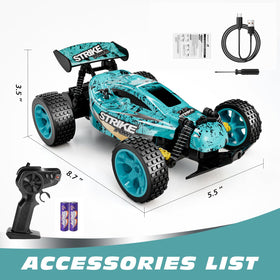 Tecnock gift-ready RC car featuring rugged build for kids