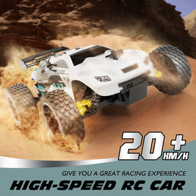 Tecnock RC Car rear spoiler adds stability on uneven surfaces