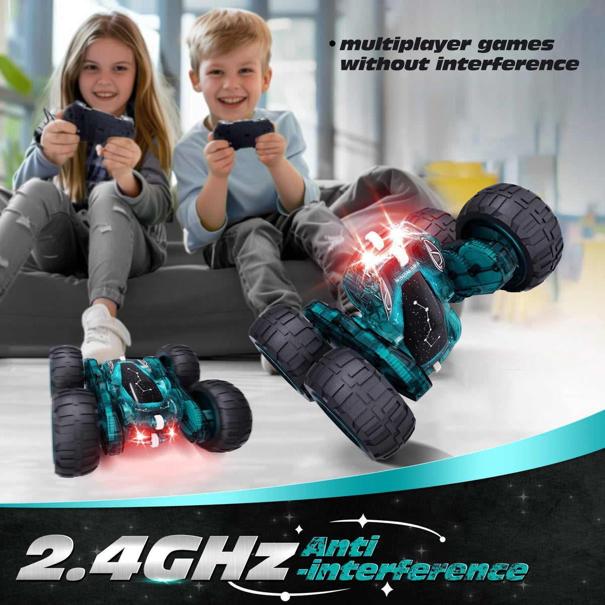 Tecnock 4WD RC car offering solid traction on varied surfaces.