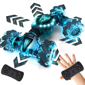 Tecnock remote control car with LED lights for dazzling night play.