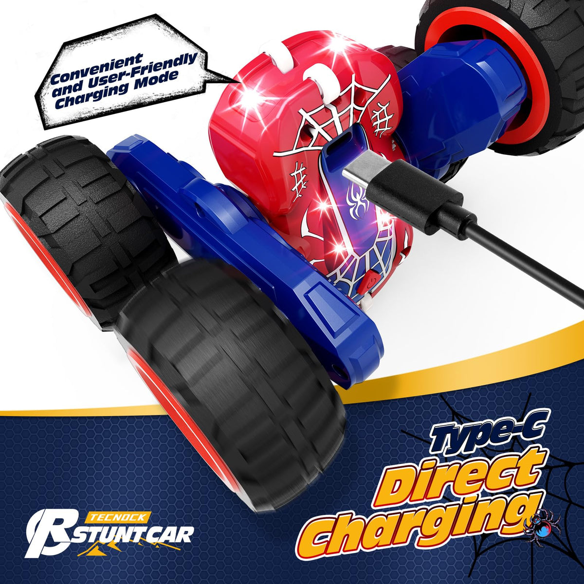 Tecnock Spider RC car conquering various surfaces with reliable 4WD traction