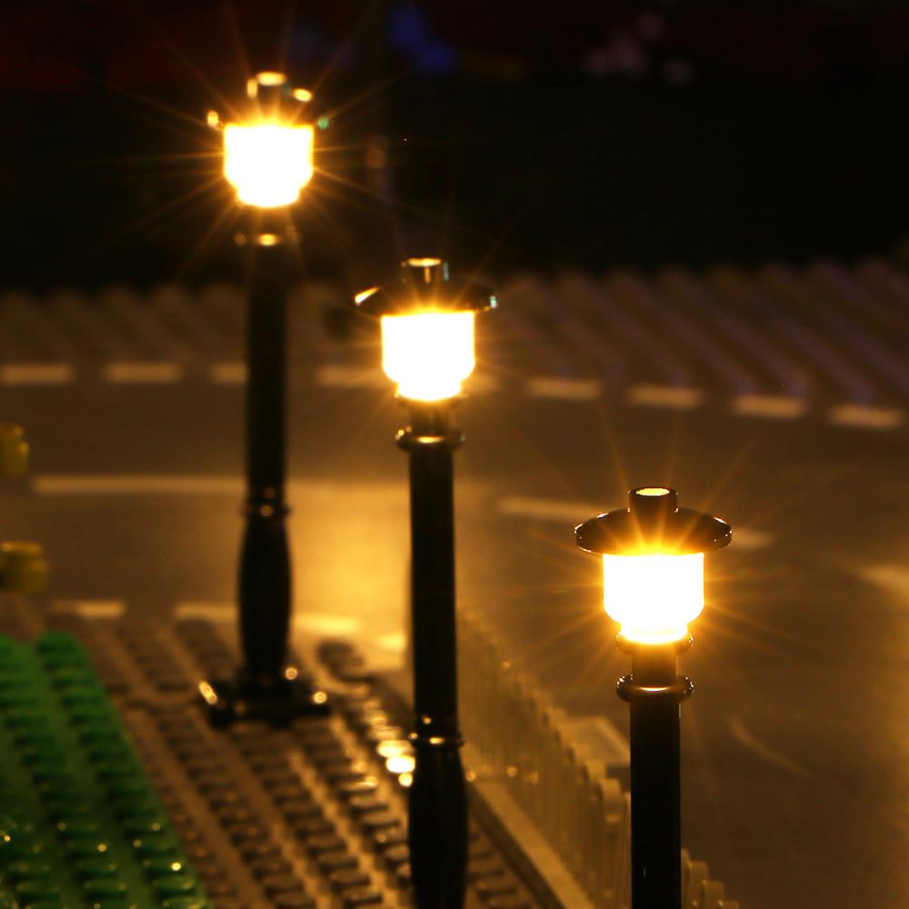 TEDDOO city street light kit 15 LEDs brightening block city scenes.