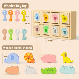 Teekdeer safe durable wood emphasizes smooth edges and kid-friendly design for little hands.
