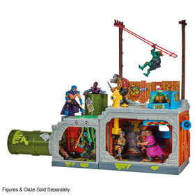 TMNT Sewer Playset elevator system lets figures emerge and ambush foes.