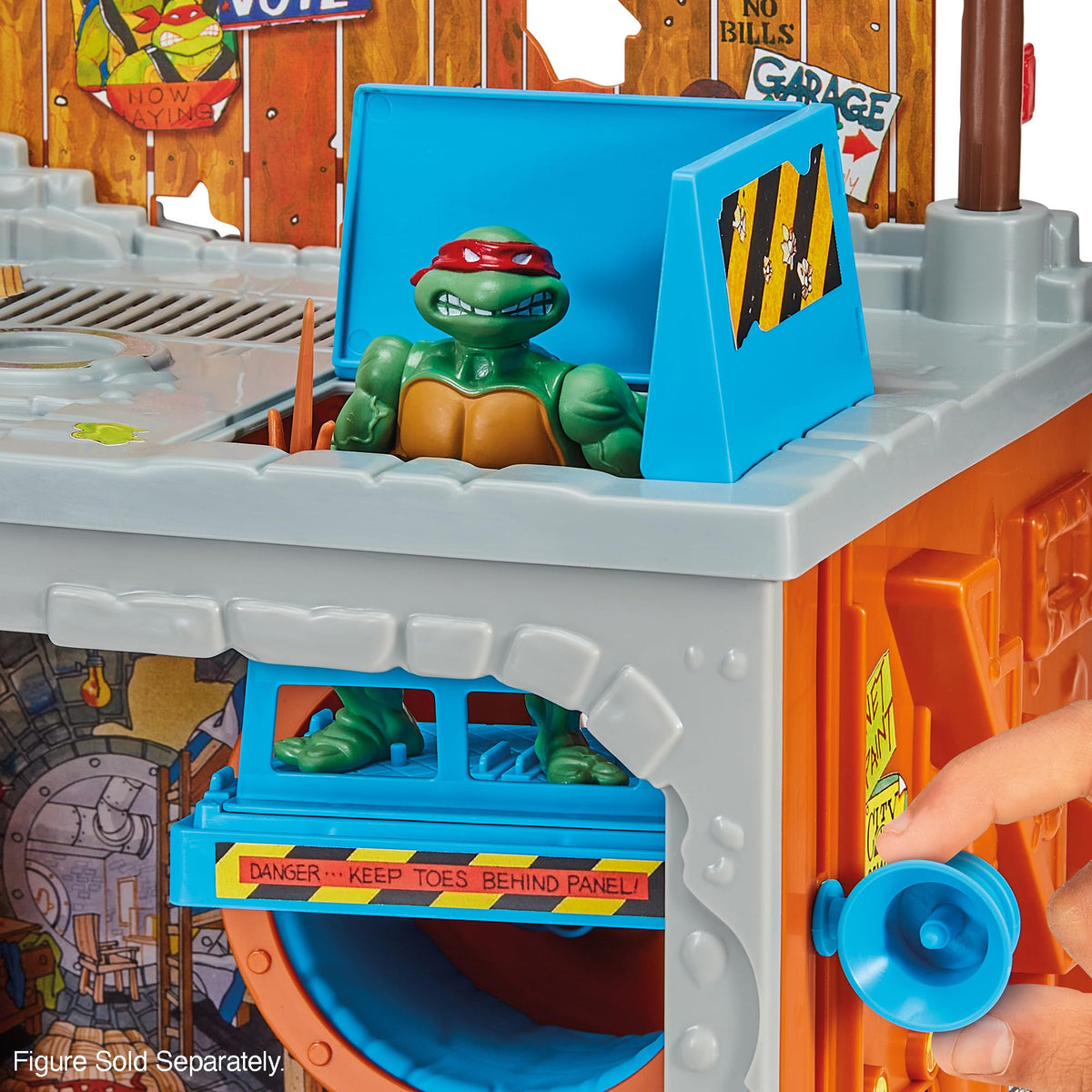 TMNT Sewerscope Donatello detail supports sewer surveillance.