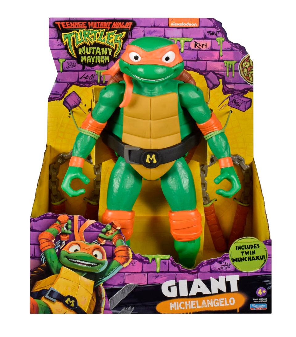 Teenage Mutant Ninja Turtles Michelangelo giant figure—premium display and imaginative play.