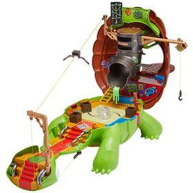 TMNT Tales of the Pet Turtle Playset back shell transform for quick setup