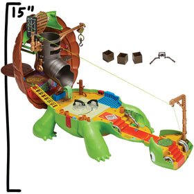 TMNT Playmates Toys ooze pipe and trap doors add excitement