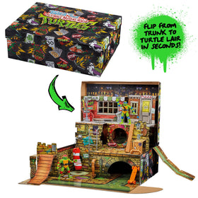 TMNT pop-up trunk sewer tunnel scene for fast-paced adventures.